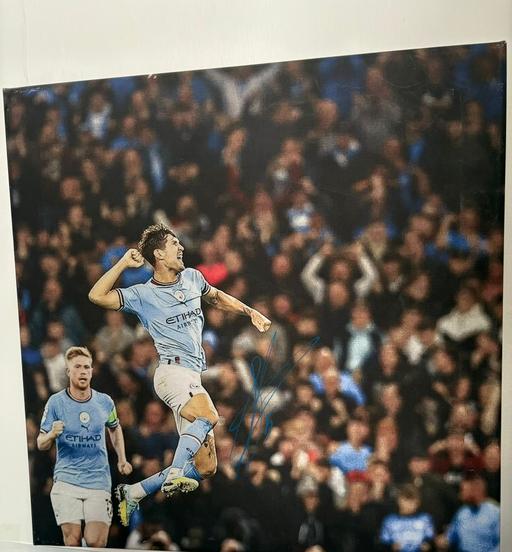 Buy & Sell Northenden Manchester - Photos for signed John stones canvas 16x16