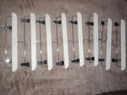 Buy & Sell Heath Town Wolverhampton - Photos for eight Vivere wood/metal trouser hangers