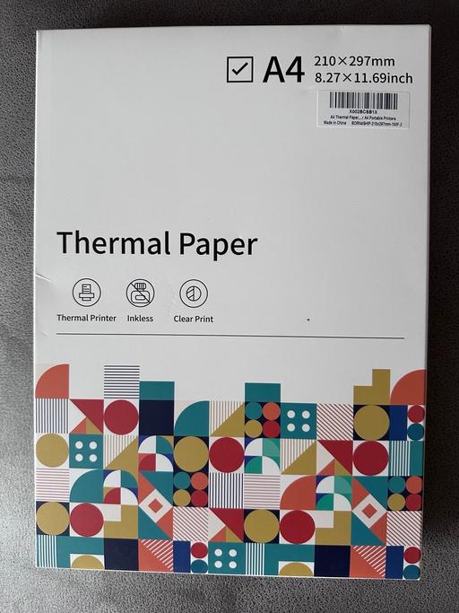 Classes Minworth Trade Park Birmingham - Photos for A4 Thermal Printer Paper 100 Sheets NEW