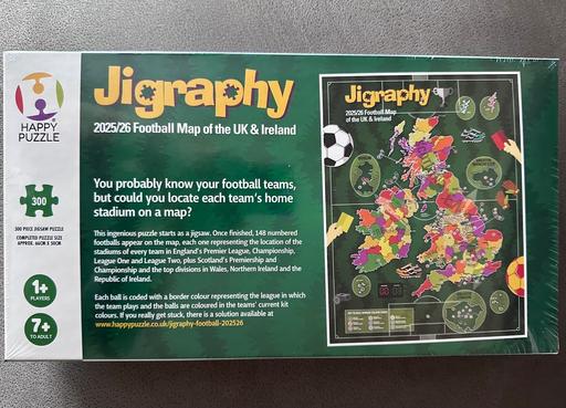 Buy & Sell Minworth Trade Park Birmingham - Photos for Jigsaw Puzzle Map Of UK Teams 300 Pieces NEW