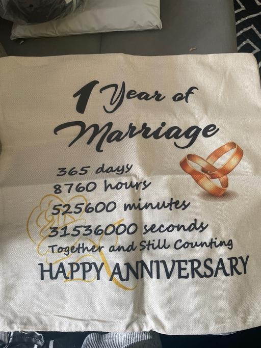 Buy & Sell Maypole Birmingham - Photos for New Happy Anniversary cushion cover