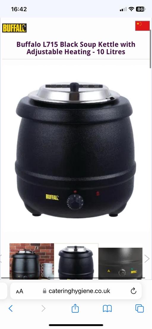 Buy & Sell Hayes Bromley - Photos for 10ltr buffalo soup kettle / wax melts