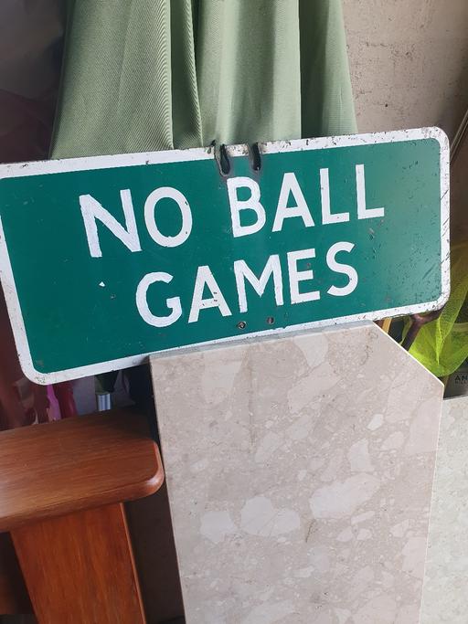 Buy & Sell Pensnett Dudley - Photos for ' No Ball Games ' Metal Sign,Decent Condition