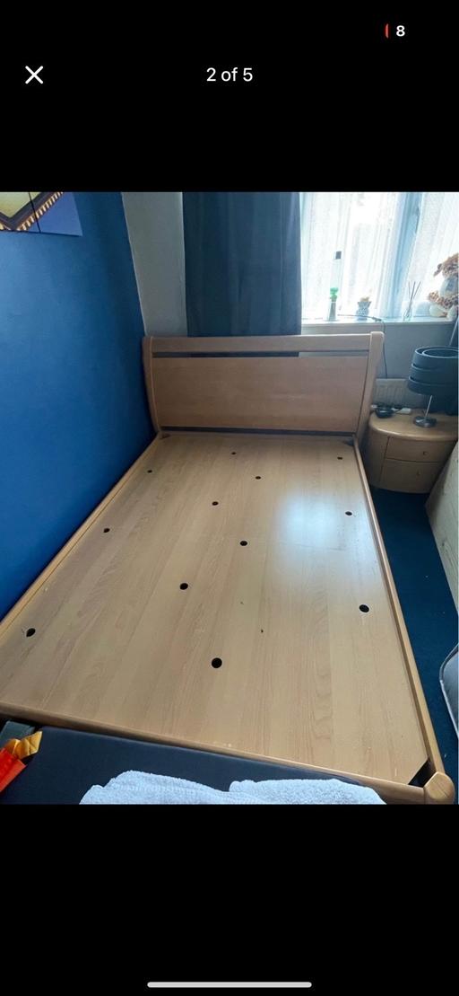 Buy & Sell Kidbrooke South East London - Photos for Bed frame and bedside cabinet