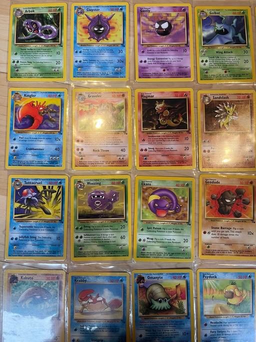 Buy & Sell Knebworth North Hertfordshire - Photos for Pokemon cards - x31 1999 Fossil Set