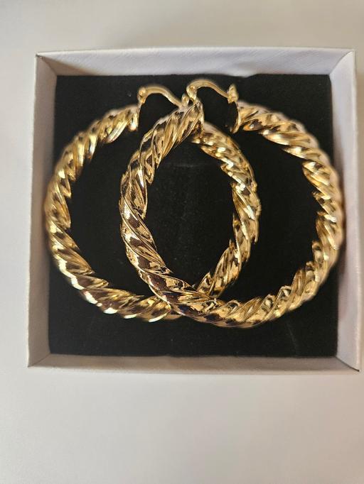 Buy & Sell Croydon Croydon - Photos for Gold plated chunky medium size twist earrings