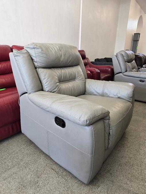 Buy & Sell Quarry Bank Dudley - Photos for dfs grey leather manual recliner chair