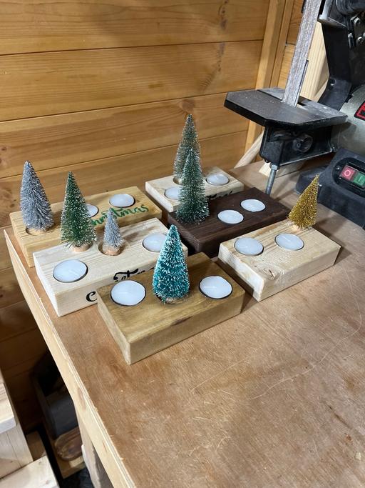 Buy & Sell Tinsley Sheffield - Photos for Xmas candles with trees .