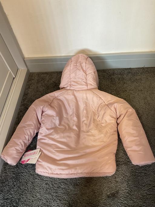 Buy & Sell Whiston Rotherham - Photos for Girls faux fur reversible coat. New with tags