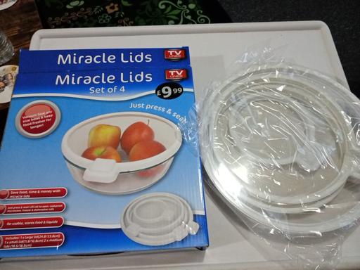 Buy & Sell Horncastle East Lindsey - Photos for new pack of 4 Miracle lids set