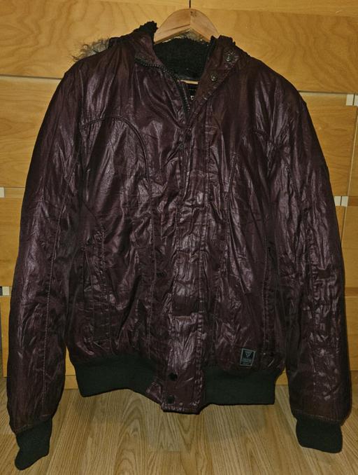 Buy & Sell Harrow Town Centre Harrow - Photos for GUESS Unisex Purple Bomber Jacket Winter
