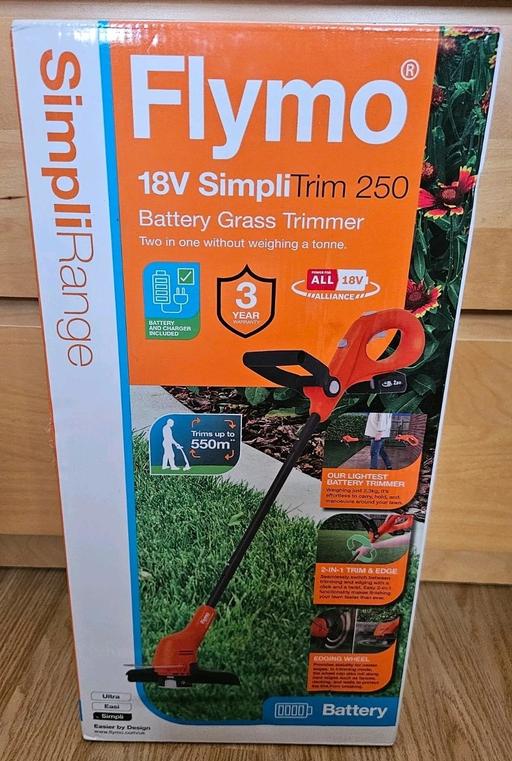 Buy & Sell Harrow Town Centre Harrow - Photos for Flymo 18V SimpliTrim 250 Cordless Trimmer