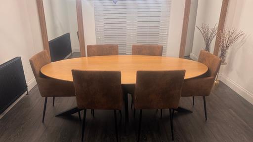 Buy & Sell Royal Albert Liverpool - Photos for Oval 6 seater dinning table and chairs