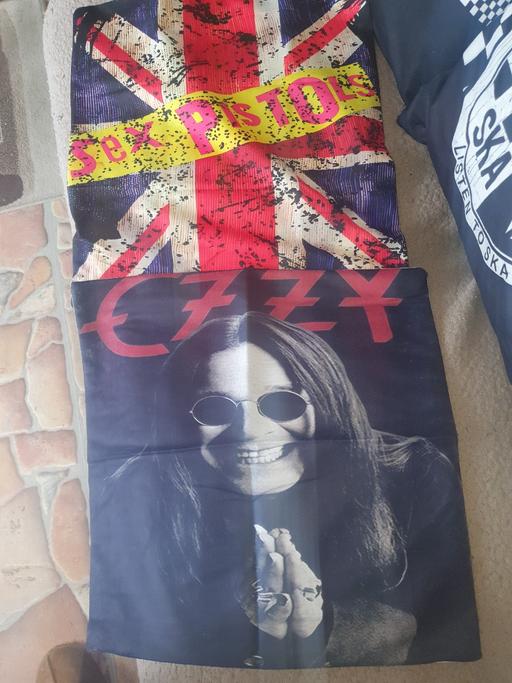 Buy & Sell Pensnett Dudley - Photos for Ozzy & Sex Pistols ,17 inch Sq ,Cushion Cover