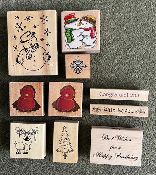 Classes Weoley Castle Birmingham - Photos for Wooden Stamps x 10