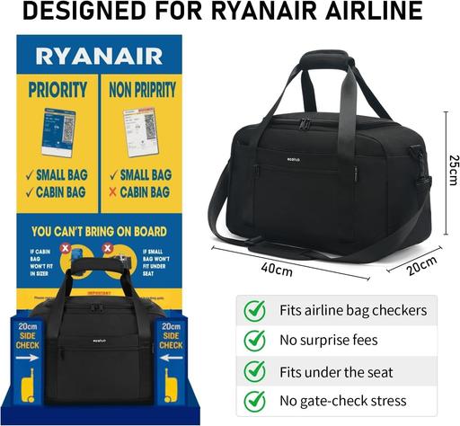 Buy & Sell Kimberworth Rotherham - Photos for Black Ryanair Cabin Bags 40x20x25 Underseat