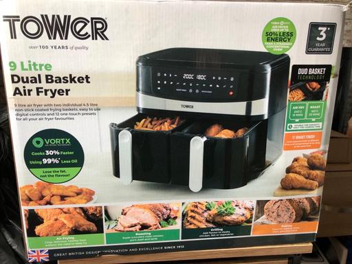 Buy & Sell Lea Preston - Photos for Tower 9 litre dual basket air fryer