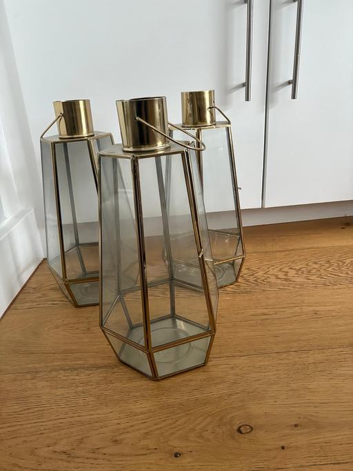 Buy & Sell Sands End South West London - Photos for Gold candle lantern