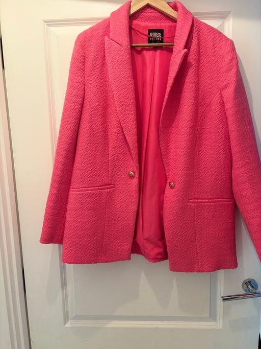 Buy & Sell Rainham Havering - Photos for River Island boucle blazer Pink size 16