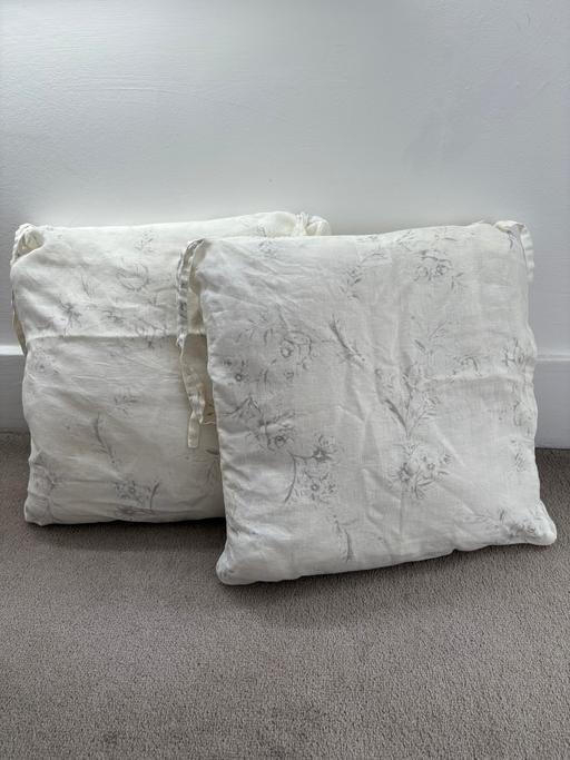 Buy & Sell Battersea South West London - Photos for White company chair cushions