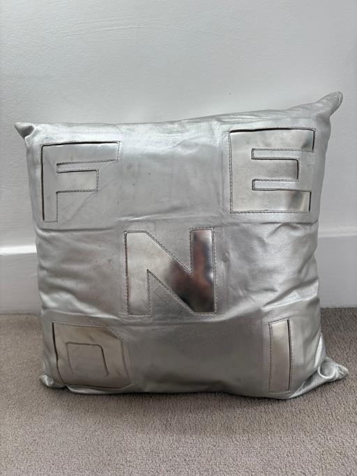 Buy & Sell Clapham Junction South West London - Photos for Silver Fendi cushion