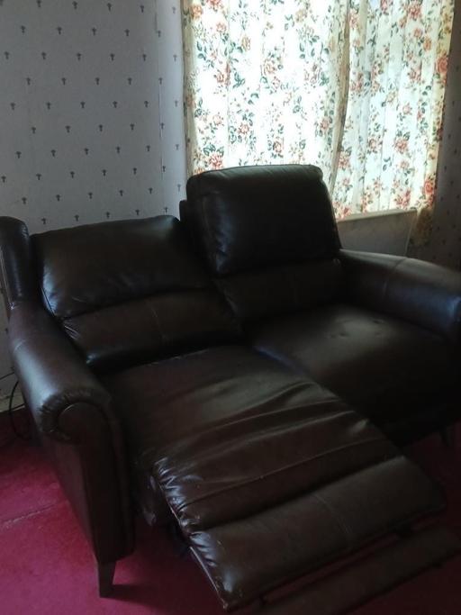 Buy & Sell Kings Norton Birmingham - Photos for 2 seater GENUINE leather recliner sofa