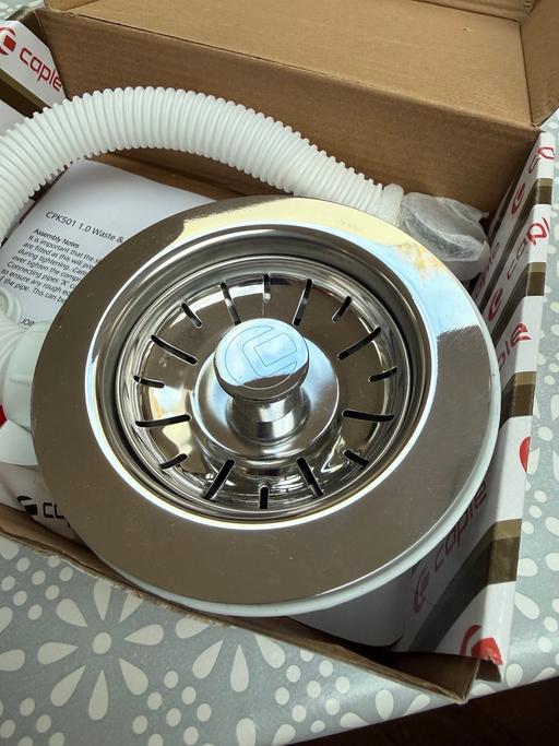 Buy & Sell Putney South West London - Photos for X2 Caple single bowl waste & overflow -chrome