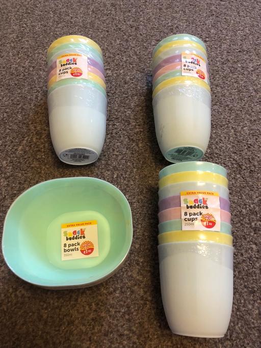 Buy & Sell Rainstorth Rotherham - Photos for Cups and bowls x4 packs