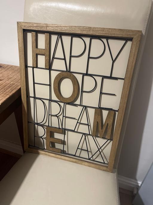 Buy & Sell Conisbrough Doncaster - Photos for Home wood and black sign