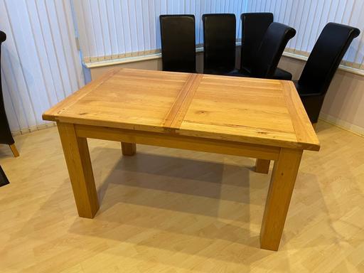 Buy & Sell Minworth Birmingham - Photos for Solid oak extending dining table +6freechairs