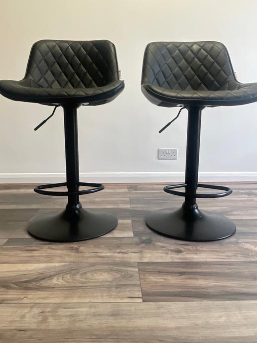 Buy & Sell East Ham East London - Photos for Black Bar Stools