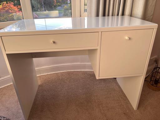 Buy & Sell Churchbridge South Staffordshire - Photos for IKEA glass topped dressing table SYVDE design