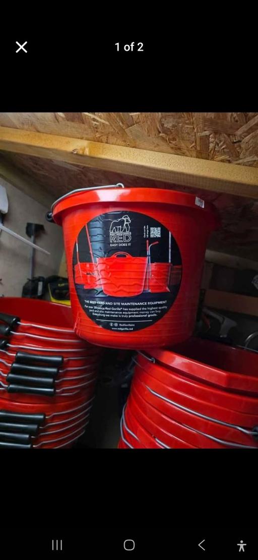 Buy & Sell Corby North Northamptonshire - Photos for Red Gorilla buckets 15ltr