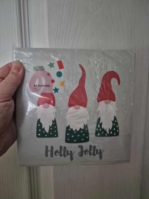 Buy & Sell Crumpsall Manchester - Photos for new Xmas Gonk Napkins 20pk 3 ply