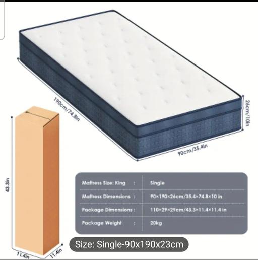 Buy & Sell Walthamstow East London - Photos for single Mattress Memory foam