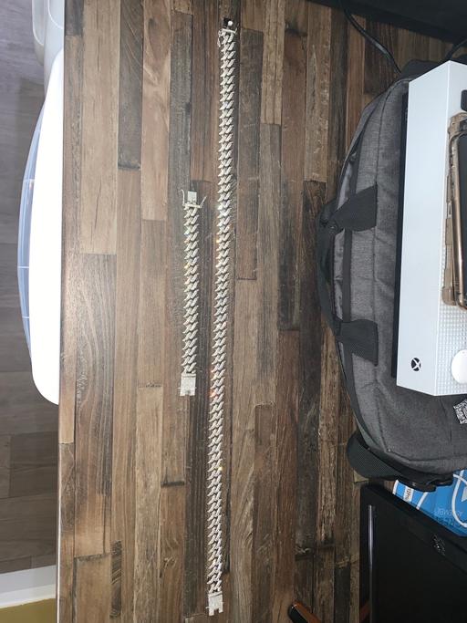 Buy & Sell Maney Birmingham - Photos for Iced out necklace 24inch + bracelet 8.5inch.