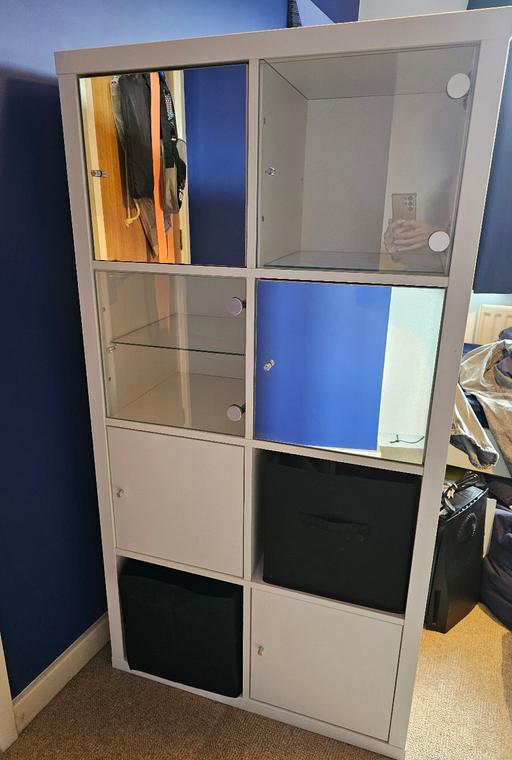 Buy & Sell Chingford East London - Photos for Ikea Kallax shelving unit, white, 77x147cm