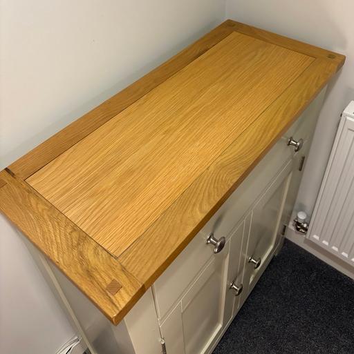 Buy & Sell Himley South Staffordshire - Photos for Solid Oak 2 Door Dresser Ivory