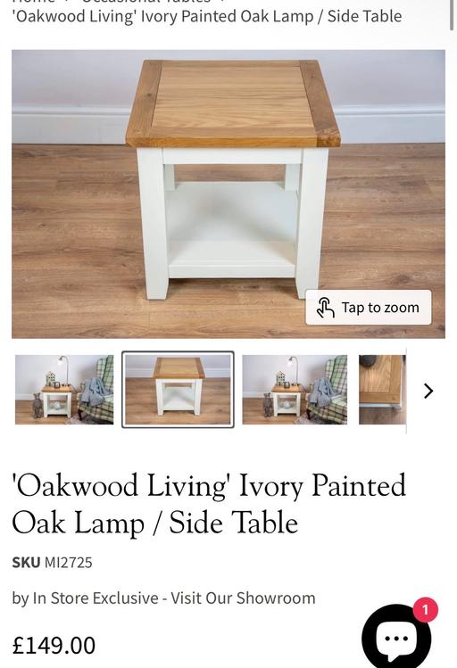 Buy & Sell Himley South Staffordshire - Photos for Solid oak lamp table