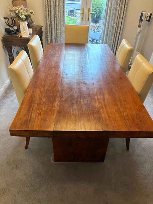 Buy & Sell Bonnybridge Falkirk - Photos for Pure solid wood dining room table and chairs