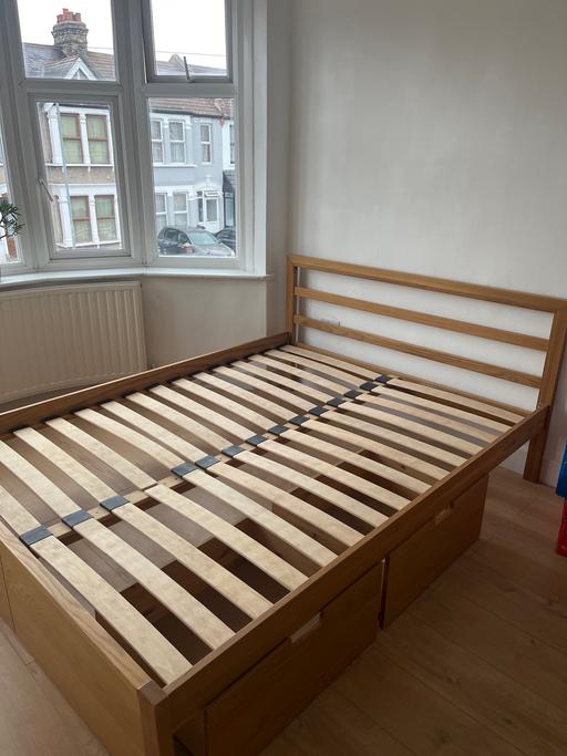 Buy & Sell Loxford East London - Photos for Oak king size bed frame