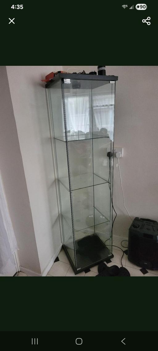 Buy & Sell Carshalton Sutton - Photos for Glass Cabinet With Glass Shelves
