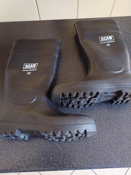 Buy & Sell Woodthorpe Charnwood - Photos for SCAN steel toe cap black wellies size 8