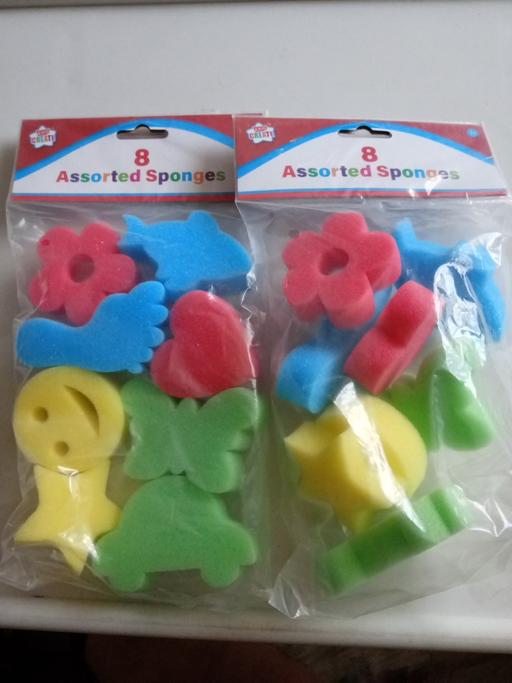Buy & Sell Horncastle East Lindsey - Photos for 2 packs of 8 kids craft sponges sets