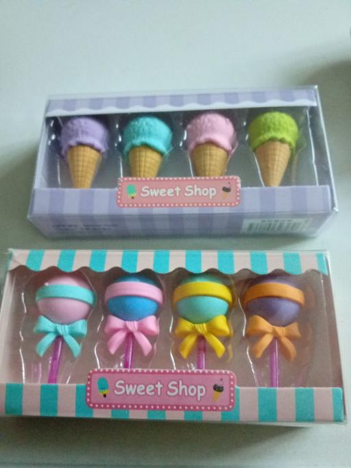 Buy & Sell Horncastle East Lindsey - Photos for 2 packs of 4 kids ERASERS SETS