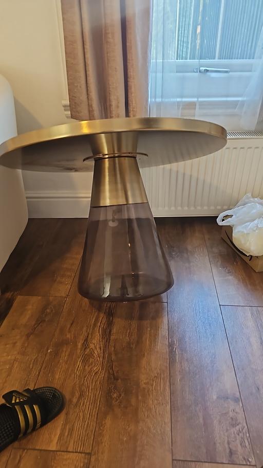 Buy & Sell Thornton Heath Croydon - Photos for glass and gold tray coffee table