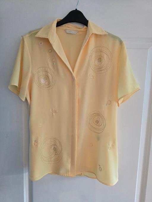 Buy & Sell Oldbury Sandwell - Photos for Marks & Spencer lemon blouse - uk12