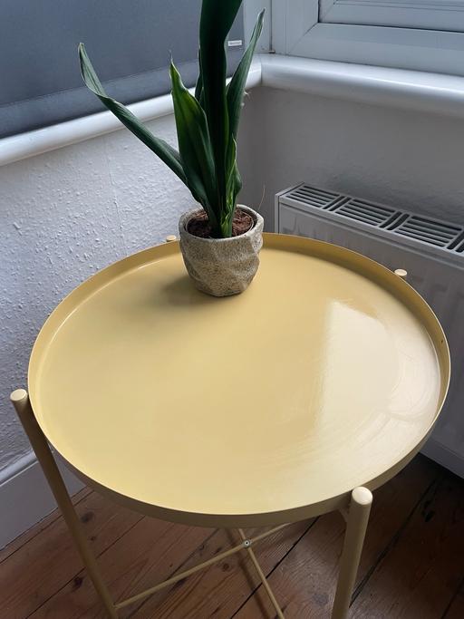 Buy & Sell - Photos for IKEA GLADOM tray table | Yellow