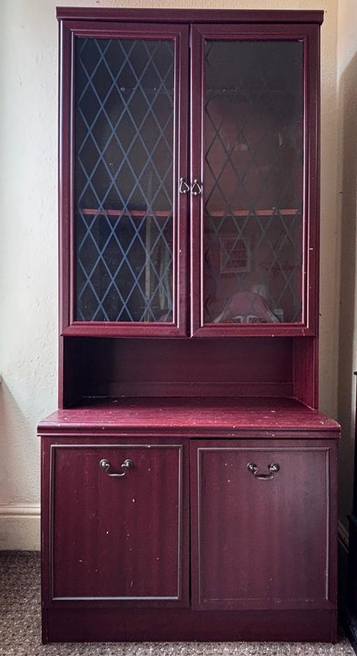 Buy & Sell Leicester City Centre Leicester - Photos for Wooden cabinet with glass doors