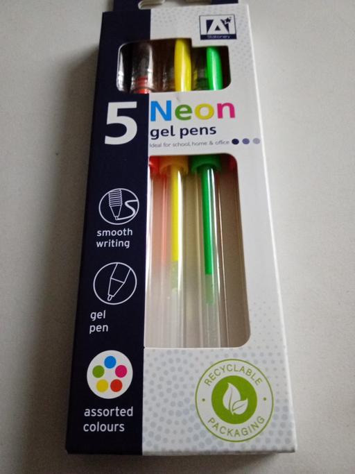 Buy & Sell Horncastle East Lindsey - Photos for new pack of 5 Neon gel pens